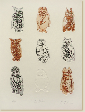Les Hiboux by Elizabeth Delson