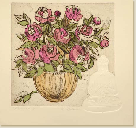 Peonies by Elizabeth Delson