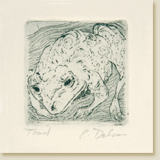 Miniatures 02: Toad by Elizabeth Delson
