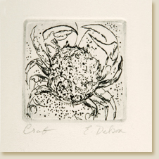 Miniatures 04: Crab by Elizabeth Delson